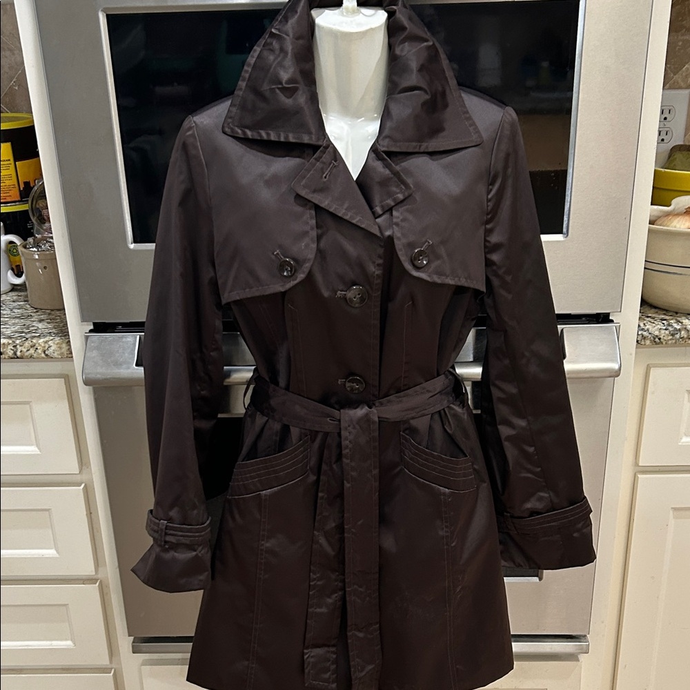 Apt. 9 Dark Brown Women's Trench Coat